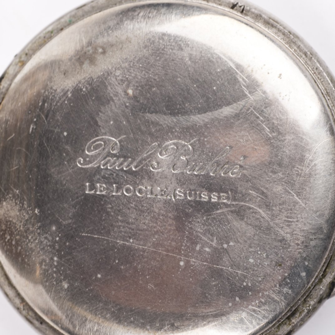 Metal pocket watch "Paul Buhre Le Loucle" — image 5