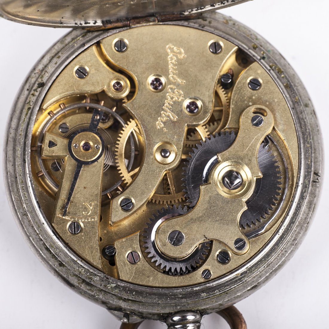 Metal pocket watch "Paul Buhre Le Loucle" — image 7
