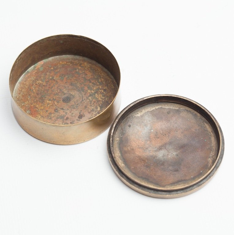 Russian pill box “Paradise Garden”Stroganov Scool. — image 2