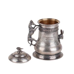 Russian presentation silver-gilt tankard — image 2
