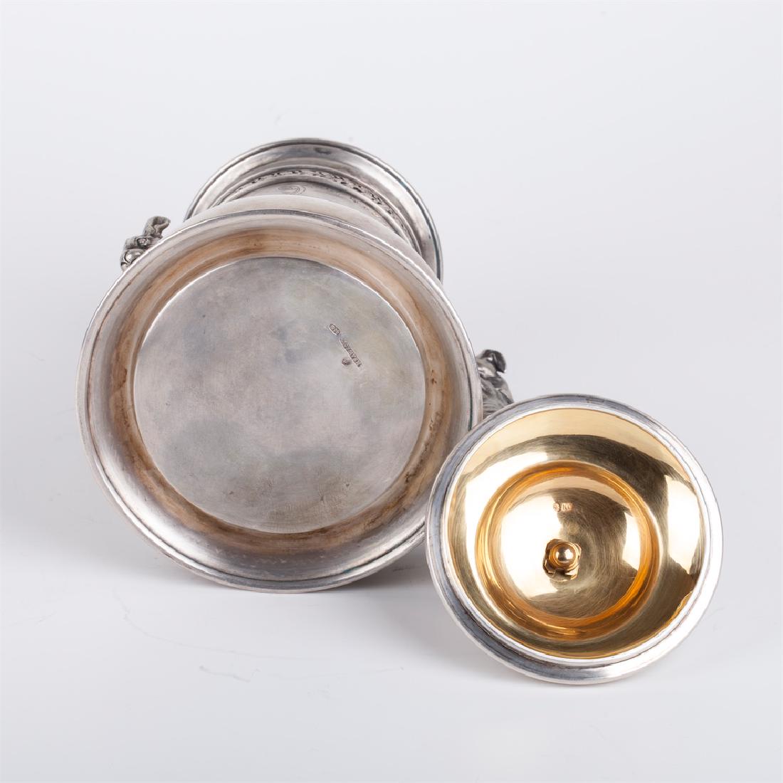 Russian presentation silver-gilt tankard — image 5