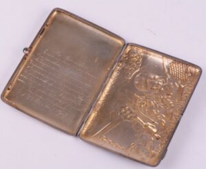 Russian silver cigarette case. Workshop of M. Tarasov. — image 3