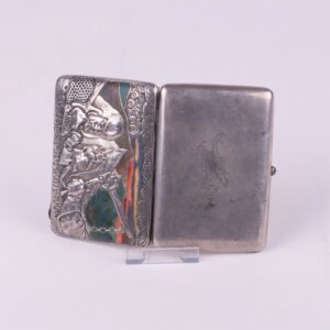 Russian silver cigarette case. Workshop of M. Tarasov. — image 6