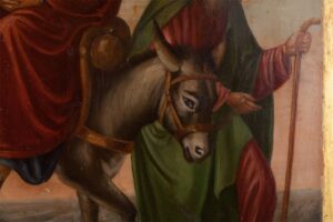 Russian icon of Saint family escape into Egypt. 19th — image 3