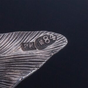 Russian silver and cut-glass caviar bowl — image 9