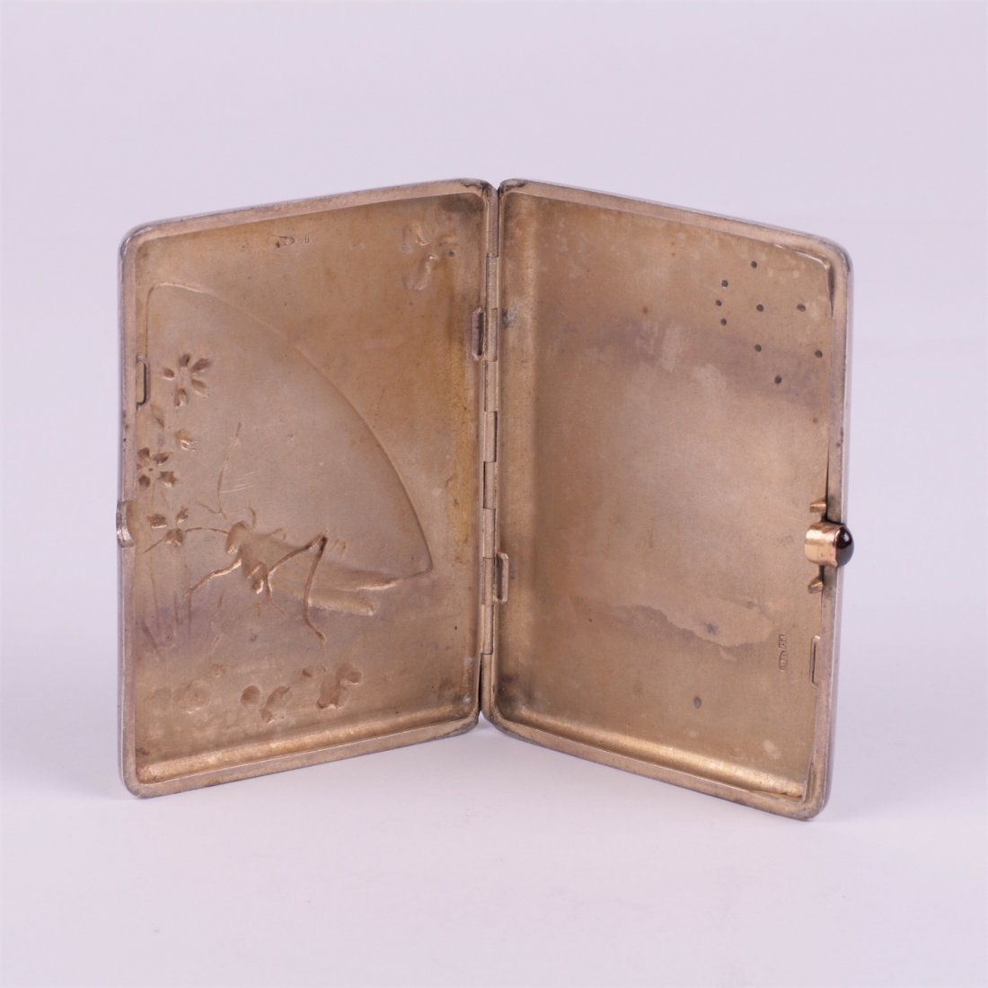 Russian silver cigarette-case.1908-1917y. — image 3