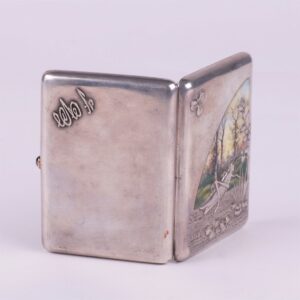 Russian silver cigarette-case.1908-1917y. — image 4