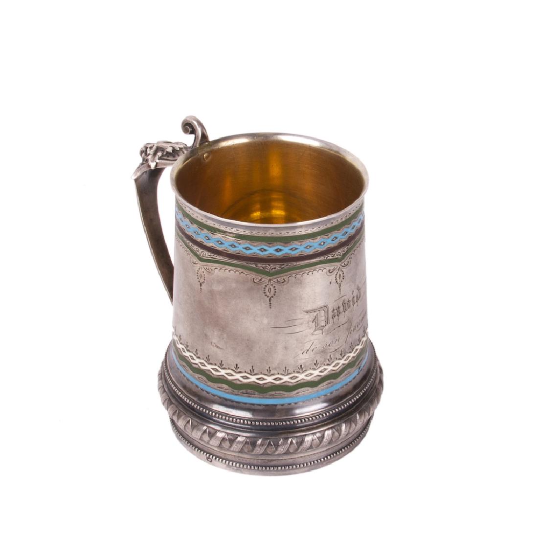 Russian silver tankard — image 1