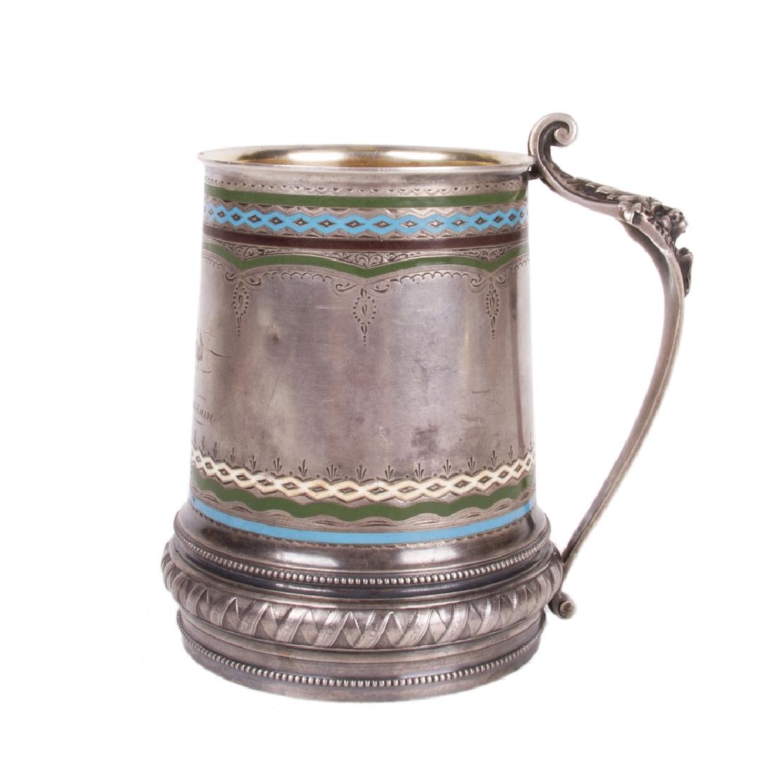 Russian silver tankard — image 3