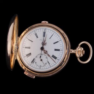 18K gold quarter repeater with chronograph — image 1
