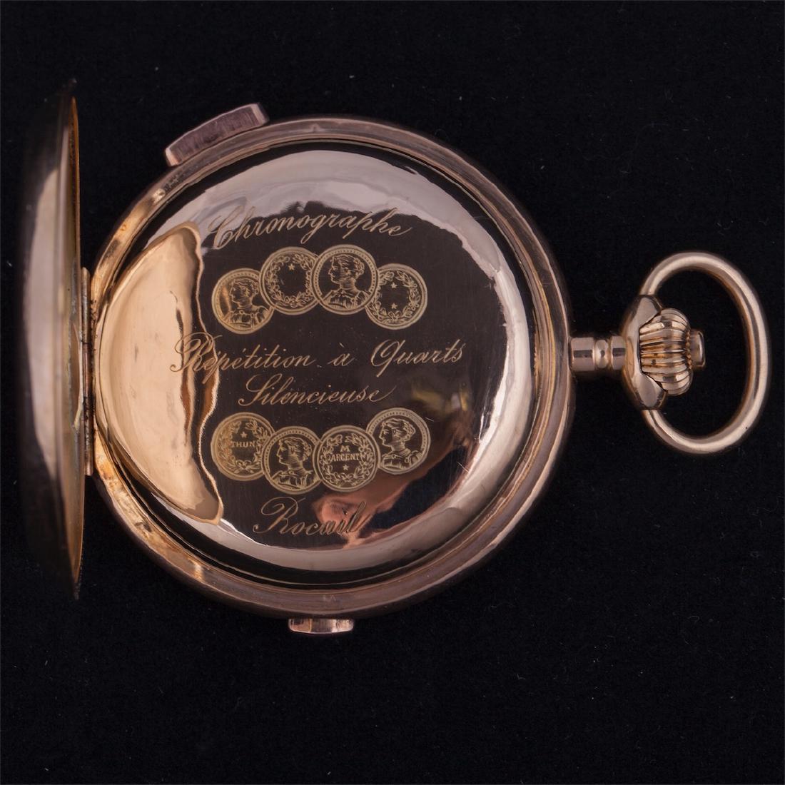 18K gold quarter repeater with chronograph — image 4