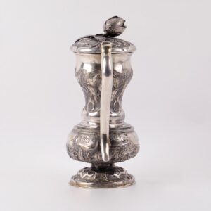 Russian Baroque cast silver-gilt lidded jug — image 5