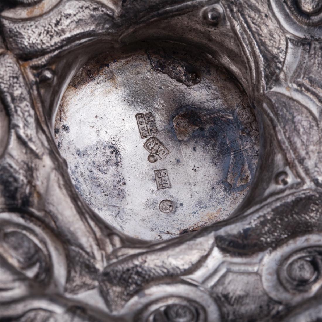 Russian Baroque cast silver-gilt lidded jug — image 9