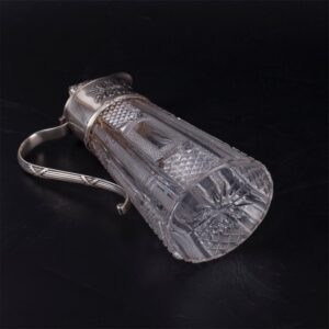 Russian Faberge silver and cut-glass carafe — image 7