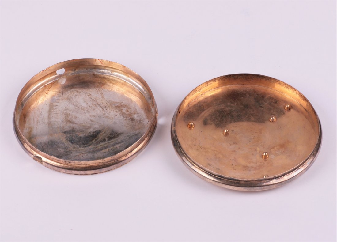 Russian silver-gilt seal box with double-headed eagle — image 5