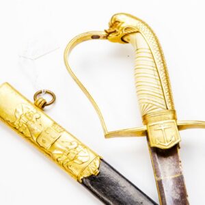 Swedish navy officer sword. — image 1