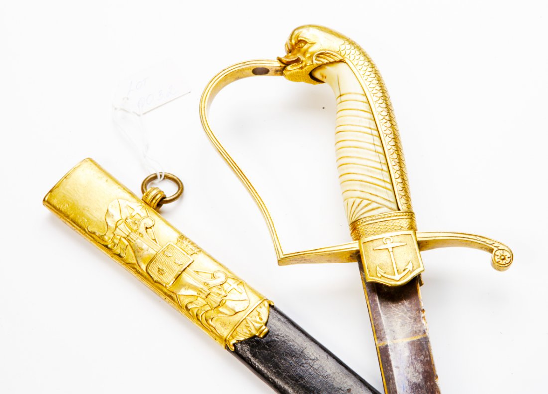 Swedish navy officer sword. — image 1