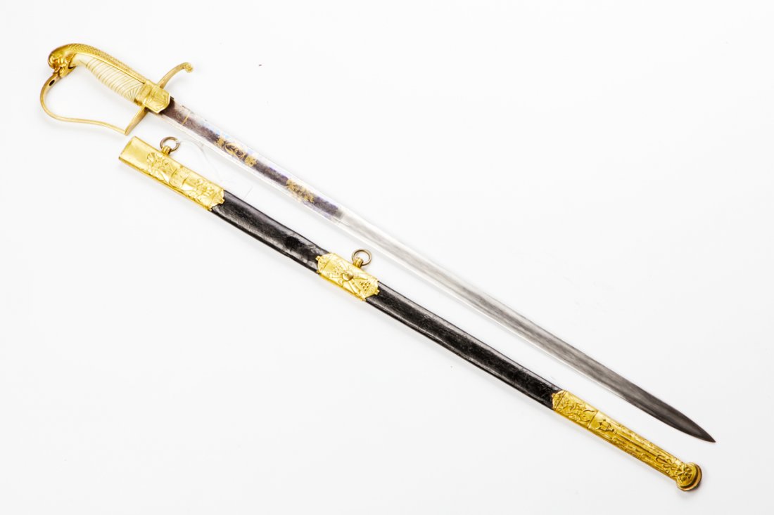 Swedish navy officer sword. — image 2