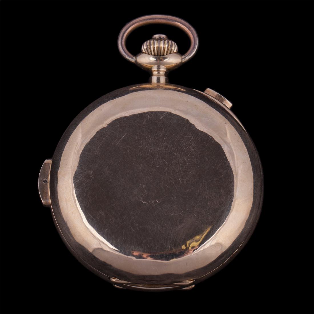 18K gold quarter repeater with chronograph and calendar — image 4
