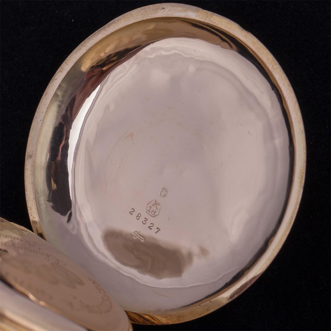 18K gold quarter repeater with chronograph and calendar — image 6