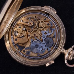 18K gold quarter repeater with chronograph and calendar — image 7