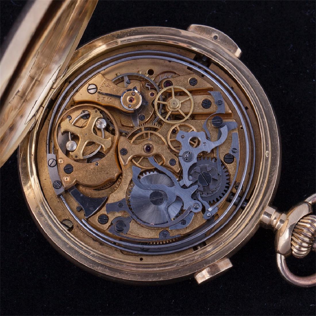 18K gold quarter repeater with chronograph and calendar — image 7