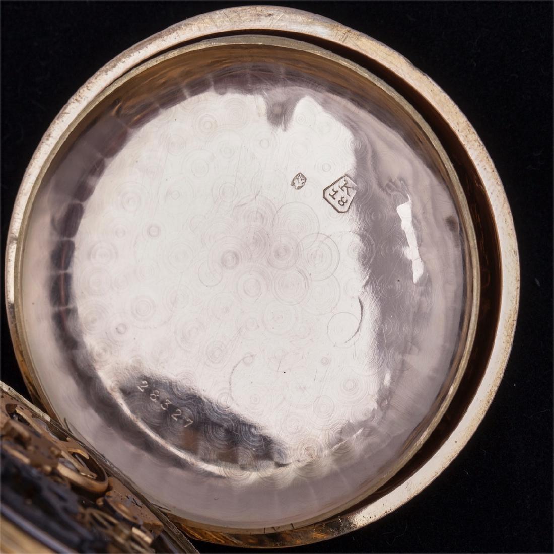 18K gold quarter repeater with chronograph and calendar — image 8