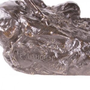 Rare Russian bronze sculpture "Arab cavalier on patrol" — image 6