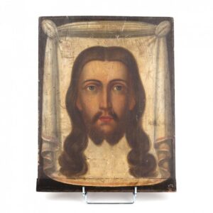 Russian icon of Christ Vernicle. 19th century. — image 1