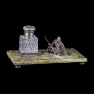 Russian inkwell "Bogatir" — image 1