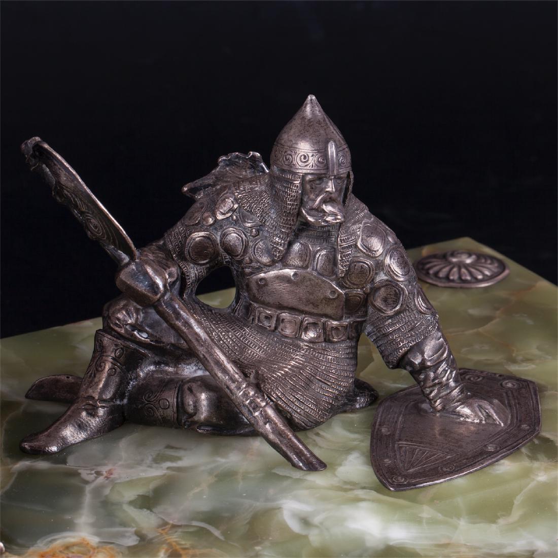 Russian inkwell "Bogatir" — image 2