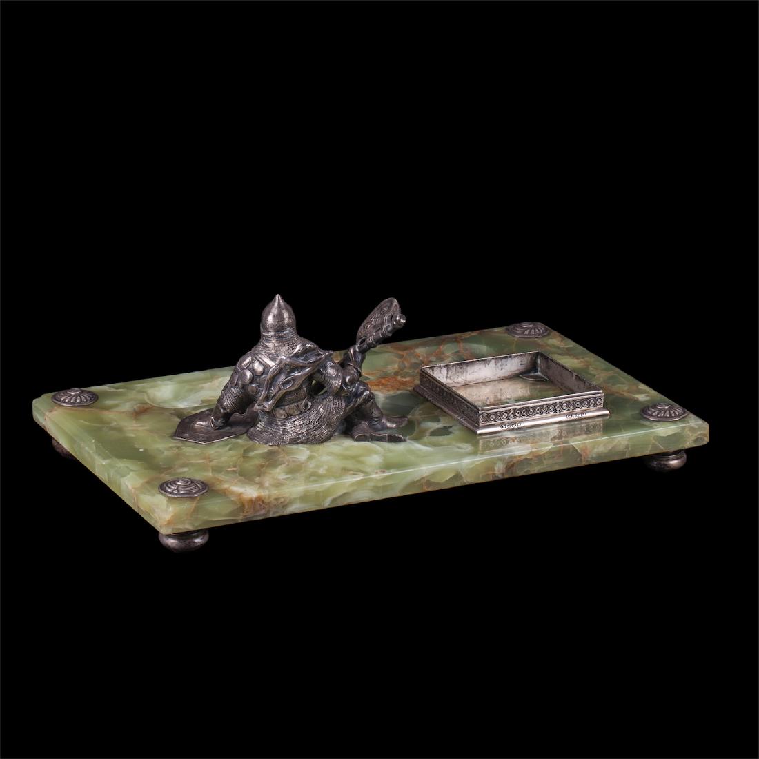 Russian inkwell "Bogatir" — image 7