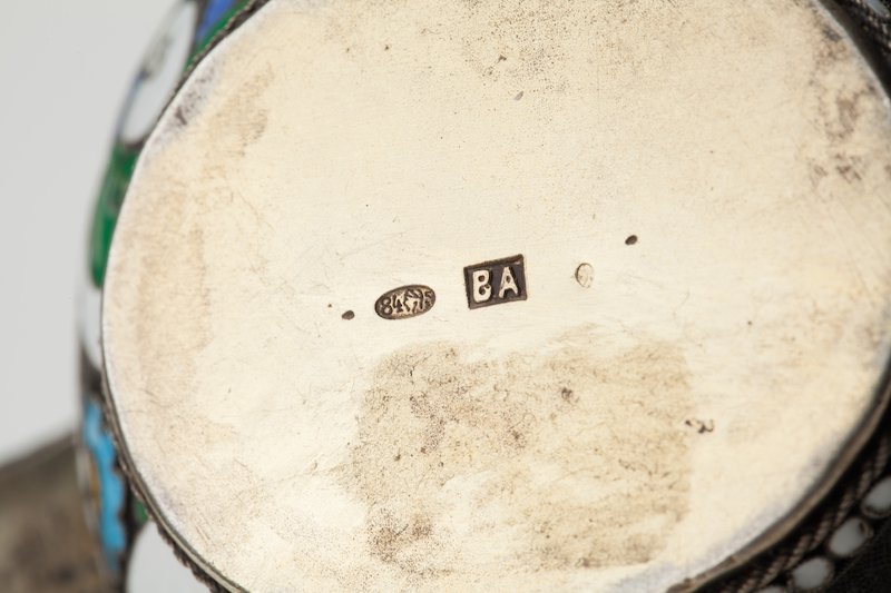 Russian kovsh with Russian Imperial emblem. — image 6