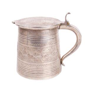 Russian silver tankard with a proverb — image 3