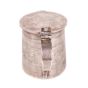 Russian silver tankard with a proverb — image 4