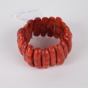 Brownish red coral hand bracelet. — image 1