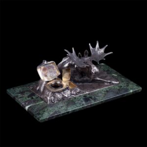 Rare Faberge desk set in the shape of an elk — image 2