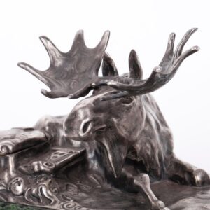 Rare Faberge desk set in the shape of an elk — image 3