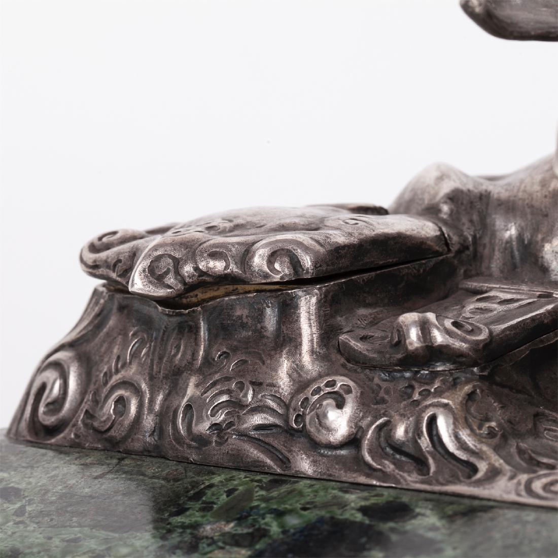 Rare Faberge desk set in the shape of an elk — image 4