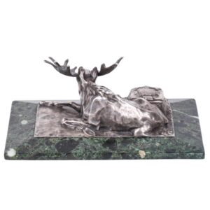 Rare Faberge desk set in the shape of an elk — image 5
