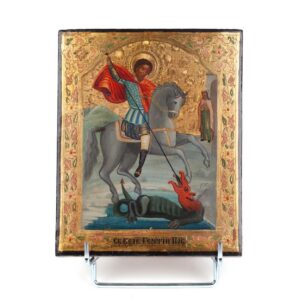 Russian icon of Saint martyr George the warrior. — image 1