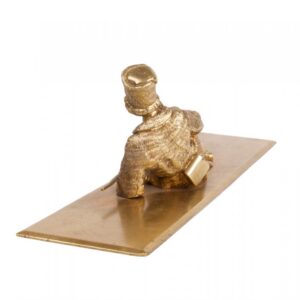 Russian gilt bronze paperweight "Circassian with the — image 4