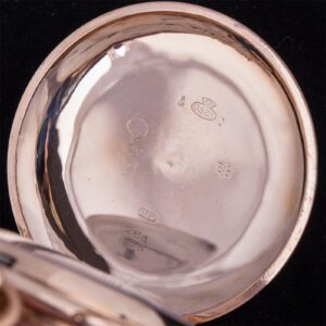 14K gold quarter repeater pocket watch with chronograph — image 6