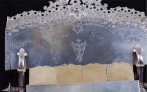 Russian letters & stamps desk stand by E. Kortman — image 6