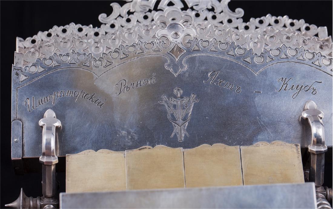 Russian letters & stamps desk stand by E. Kortman — image 6