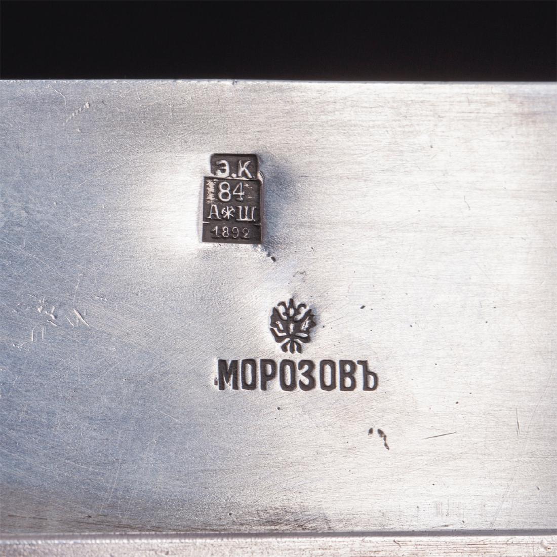 Russian letters & stamps desk stand by E. Kortman — image 8