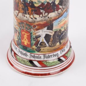 Grand German military faience beer jug — image 4