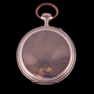 IWC 14K gold open face pocket watch — image 2