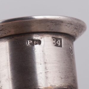 Russian cast silver candelabra, Nicols and Plinke — image 6