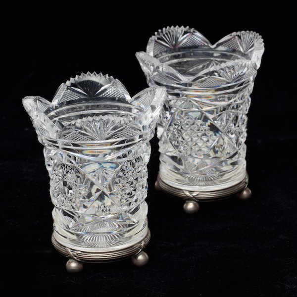 Russian pair vases by Faberge — image 1